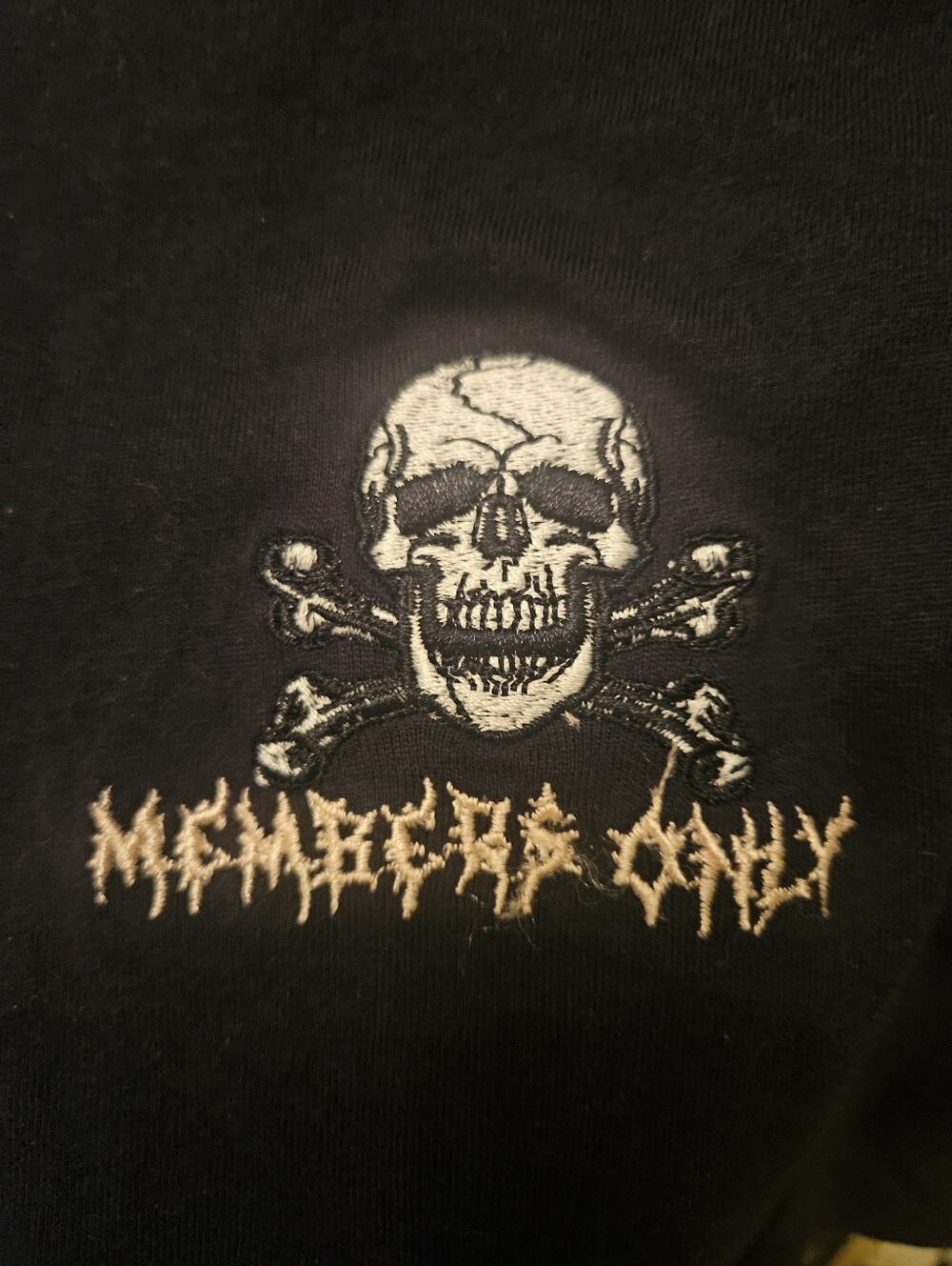 Members Only Skull Graphic T-shirt